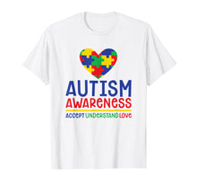 Load image into Gallery viewer, Accept Understand Love - Autism Awareness Day Month Shirt
