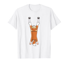 Load image into Gallery viewer, Creative Cat Printed T-shirts - kitten climbing on a tee
