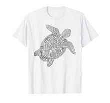 Load image into Gallery viewer, Coloring Book Style Turtle Coloring T- Shirts
