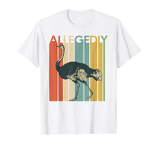 Load image into Gallery viewer, Allegedly Ostrich T-Shirt Retro Flightless Bird Lover Tee
