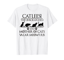Load image into Gallery viewer, Catleesi The Unscratched And Mother Of Cat Tshirt
