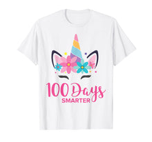 Load image into Gallery viewer, 100 Days of School Shirt Unicorn Girls Costume Gift Tee
