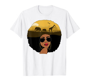 African Queen African American T Shirts for Women
