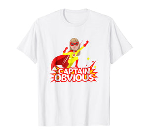 CAPTAIN OBVIOUS - Custom Personalized Selfie Emoji T-shirt