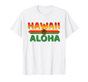 Aloha Hawaii T-shirt Graphic Mahalo Tee Shirt Aloha T shirt