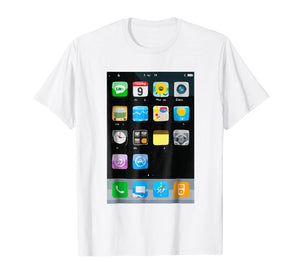 Cell Phone Smartphone Mobile App Halloween Costume T-Shirt