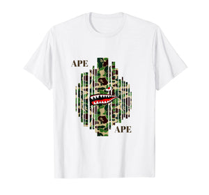 ape Camo bathing Tshirt 2018 designer adult kids T
