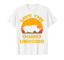 Load image into Gallery viewer, Save the Chubby Unicorns T Shirt Rhino Lover Gift Tee
