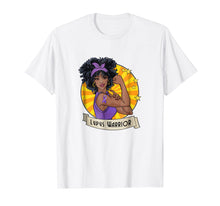 Load image into Gallery viewer, Lupus Warrior T-shirt Purple Awareness Ribbon
