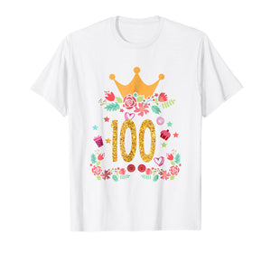 100th Birthday Princess Crown shirt