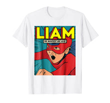 Load image into Gallery viewer, Liam the Superhero I Birthday Fighter I Superhero T-Shirt
