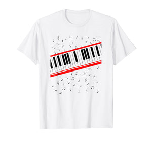 Beat It Piano Keyboard Tshirt