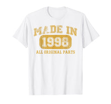 Load image into Gallery viewer, Made in 1998 Shirt 21 Year Old 1998 Birthday gift 21st Bday
