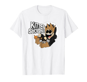 Kitten Shopping T Shirt For Men Women