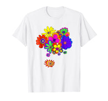 Load image into Gallery viewer, 60s &amp; 70s Retro Flower Power T Shirt

