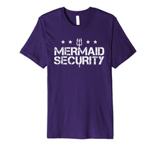 Load image into Gallery viewer, Merman Mermaid Security Shirt Funny Swimming Gift
