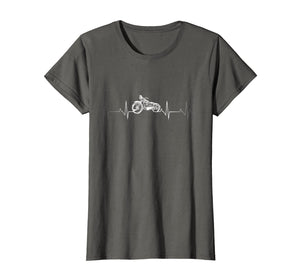 Motorcycle Heartbeat T-Shirt - I love my Motorcycle.