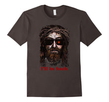 Load image into Gallery viewer, Skynet Jesus In Sunglasses I&#39;ll Be Back Tee Shirt
