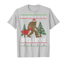 Load image into Gallery viewer, Christmas Sasquatch Santa Bigfoot Believe Yeti Xmas Gift Tee T-Shirt
