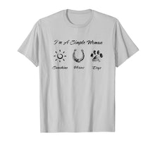 Load image into Gallery viewer, I&#39;m A Simple Woman Sunshine Horses Dogs T Shirt
