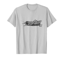 Load image into Gallery viewer, Cricket T-Shirt. Vintage Cricket Insect Tee
