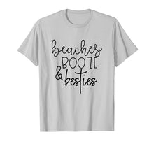 Load image into Gallery viewer, Beaches Booze and Besties Funny Summer BFF Gift Her Vacation T-Shirt
