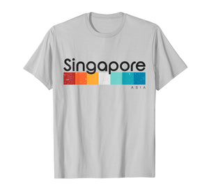 Singapore Asia Retro style Vintage Design T-shirt