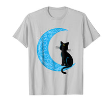 Load image into Gallery viewer, Black Cat Crescent Moon Sailor Mom T-Shirt
