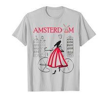 Load image into Gallery viewer, Amsterdam T-Shirt Woman - Amsterdam Bicycle - 5 colors
