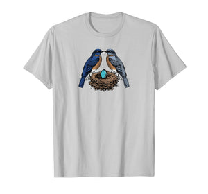Bluebird shirt | Bluebirds nesting tee gift for new parents