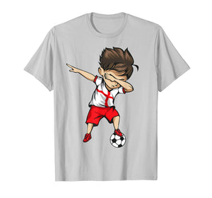 Dabbing Soccer Boy England Jersey Shirt - English Football
