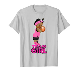 Ethnic Basketball Team Girl Baby Shower T-Shirt