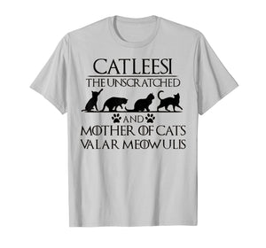 Catleesi The Unscratched And Mother Of Cat Tshirt