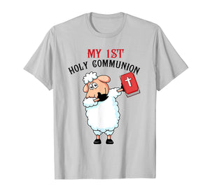 Cute Lamp My 1st Holy Communion Christian T Shirt Gift Boy