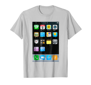 Cell Phone Smartphone Mobile App Halloween Costume T-Shirt