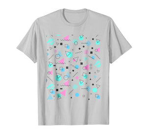 Retro Vintage Memphis Pattern T-Shirt 80s and 90s Tee