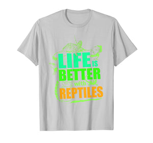 Life Is Better With Reptiles TShirt Leopard Gecko Shirt
