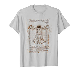 Leonardo da Vinci - The Vitruvian Man T-Shirt