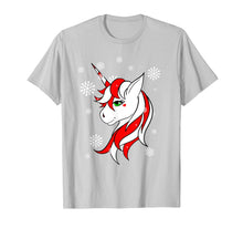 Load image into Gallery viewer, Christmas Unicorn Fun Girls Kids Snowflake Holiday Xmas T-Shirt
