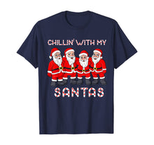 Load image into Gallery viewer, Chillin With My Santas Christmas Boys Girls Kids Xmas T-Shirt
