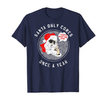 Load image into Gallery viewer, Christmas Santa Funny Xmas Christmas July Holiday Party Joke T-Shirt
