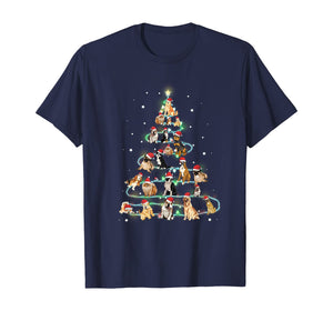 Christmas Tree Funny Dog Lover Xmas Gifts T-Shirt