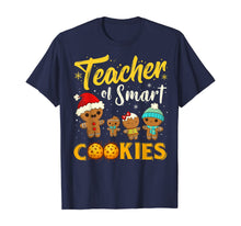 Load image into Gallery viewer, Christmas Teacher Of Smart Cookies Funny Teacher Xmas Gift T-Shirt
