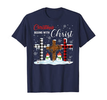 Load image into Gallery viewer, Christmas Begins With Christ Costume Xmas Gifts T-Shirt
