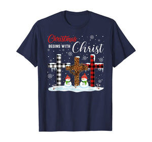 Christmas Begins With Christ Costume Xmas Gifts T-Shirt