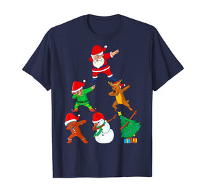 Dabbing Christmas Santa Best Friend Xmas Squad Dab Kids Boys T-Shirt