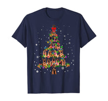Load image into Gallery viewer, Cute German Shepherd dog Christmas Tree gift decor Xmas tree T-Shirt

