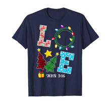 Load image into Gallery viewer, Cute Love John 3:16 Christmas Xmas Family Matching Christmas T-Shirt
