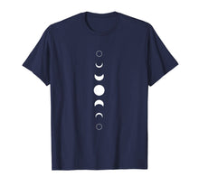 Load image into Gallery viewer, Bohemian Moon Phase Lunar Cycle Astronomy Shirt
