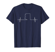 Load image into Gallery viewer, Arizona Heartbeat T Shirt US States Lover Pulse Gift Tee
